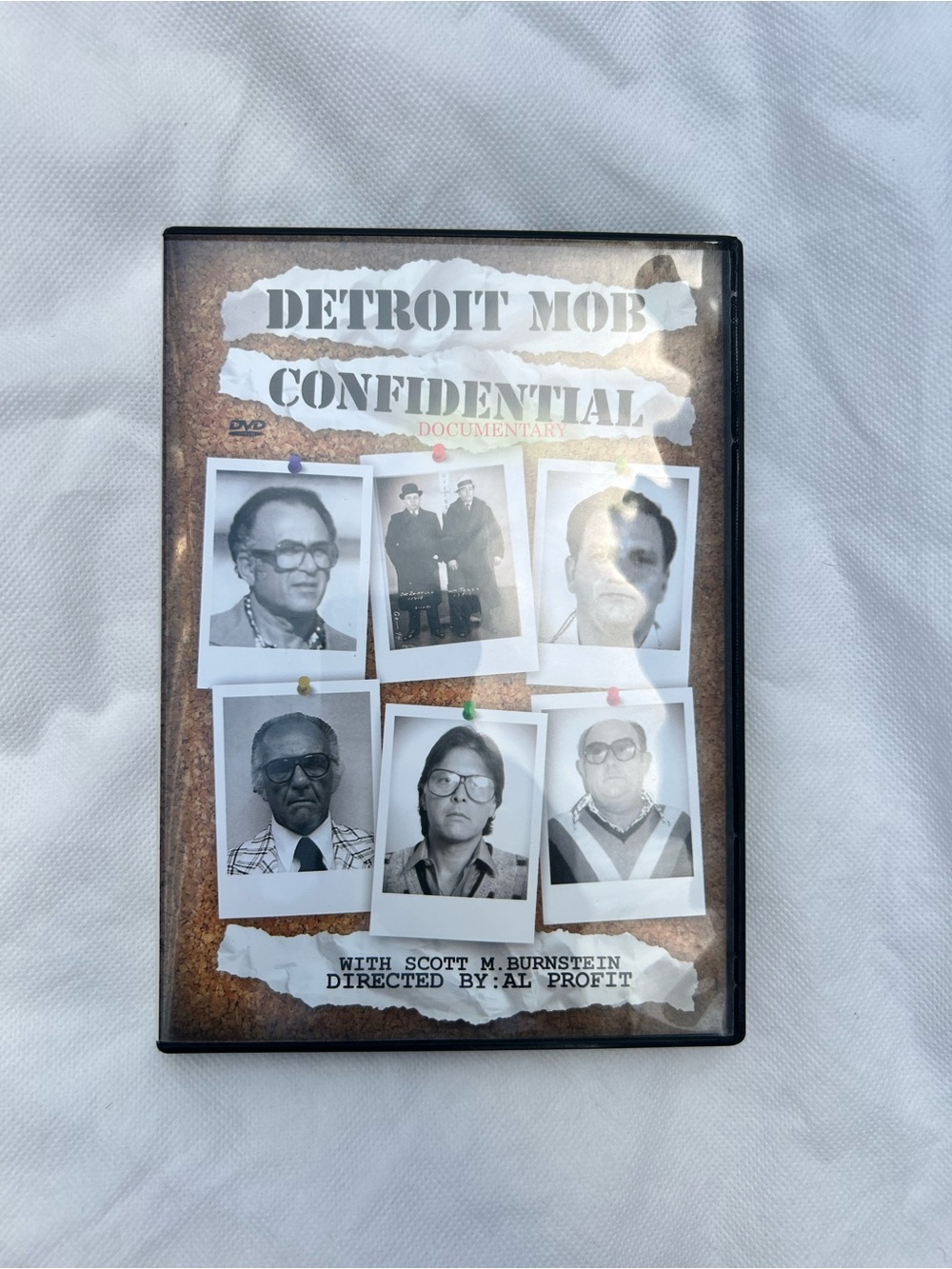 Detroit Mob Confidential Documentary DVD - Brown/Tan Cover